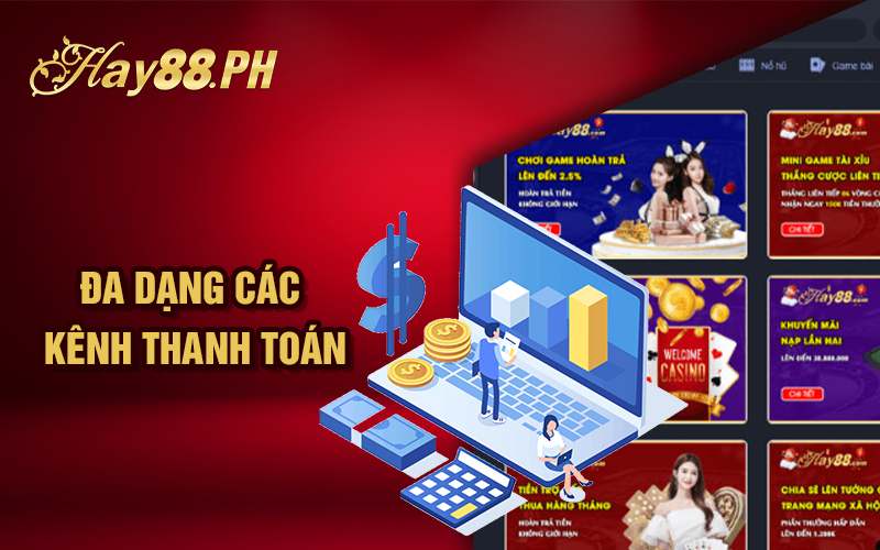 đa dạng các kênh thanh toán