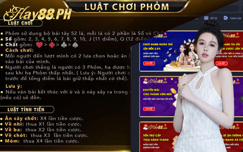 Luật chơi Phỏm Online